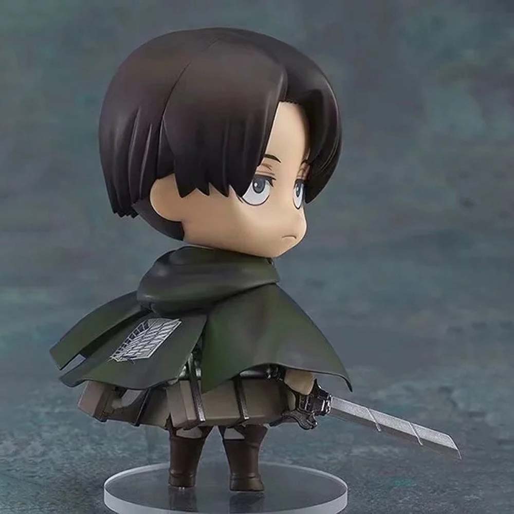 Sweetjohn Mainan Action Figure Levi Ackerman Attack On Titan Untuk Dekorasi Meja