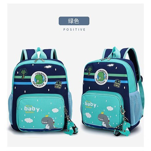 Tas sekolah anak laki-laki anak perempuan backpack sekolah anak tk sd smp sma kuliah baby dyno-TOSCA