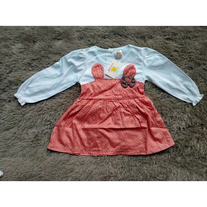 DRESS ANAK PEREMPUAN COLA BEAR - PITA RABBIT