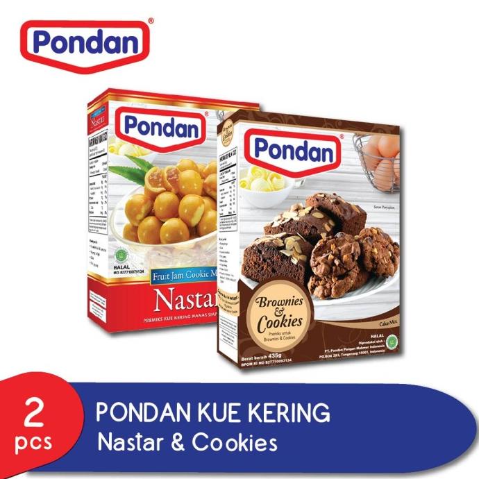 

Pondan Nastar 400g & Brownies Cookies 435g