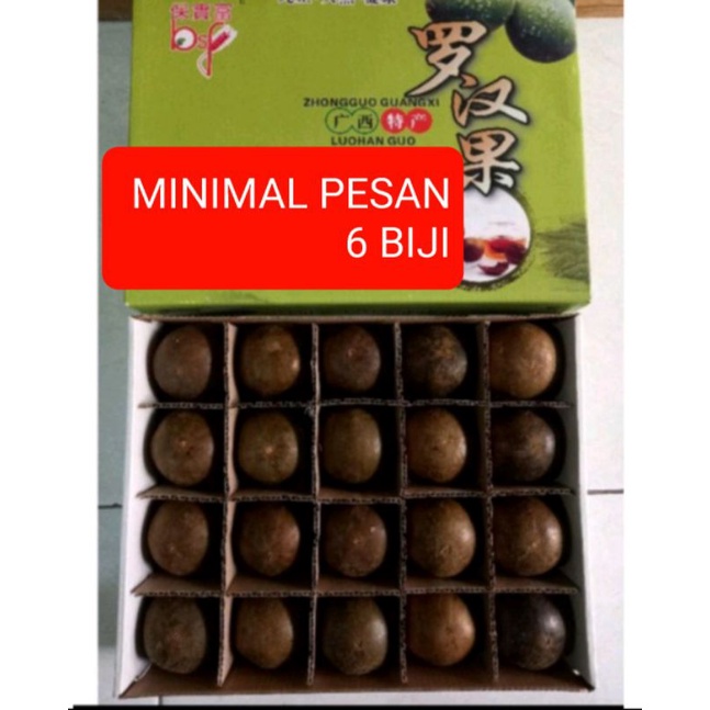 

Buah Lo Han Kuo Perbiji / BUKAN BUAH LONTAR ( MINIMAL PESAN 6 BIJI )