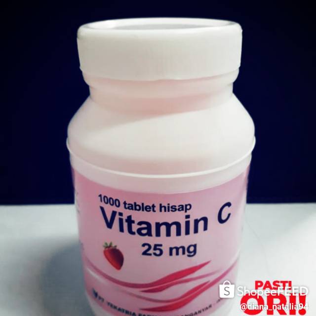 Vitamin C 25mg Rasa Strawberry