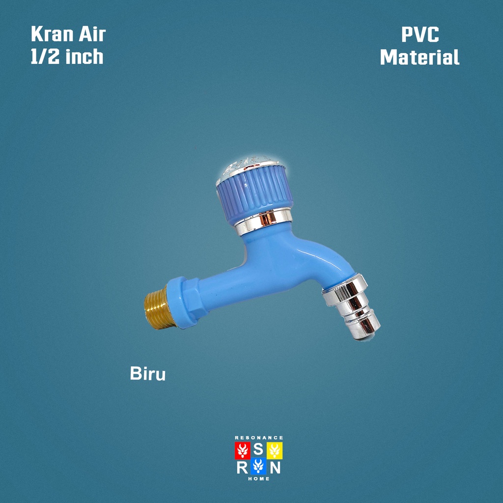 Kran Taman Mahkota Drat Kuningan 1/2 Inch / Keran Tembok Taman Resonance Home