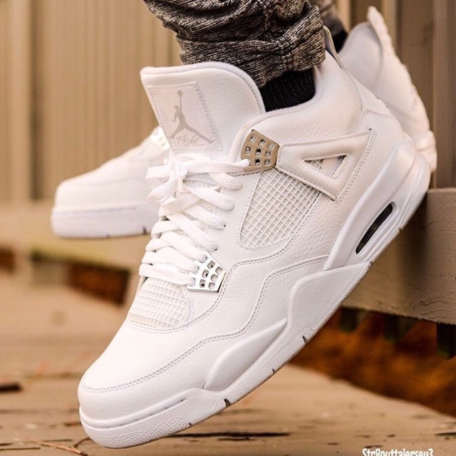 AIR JORDAN 4 WHITE PURE MONEY