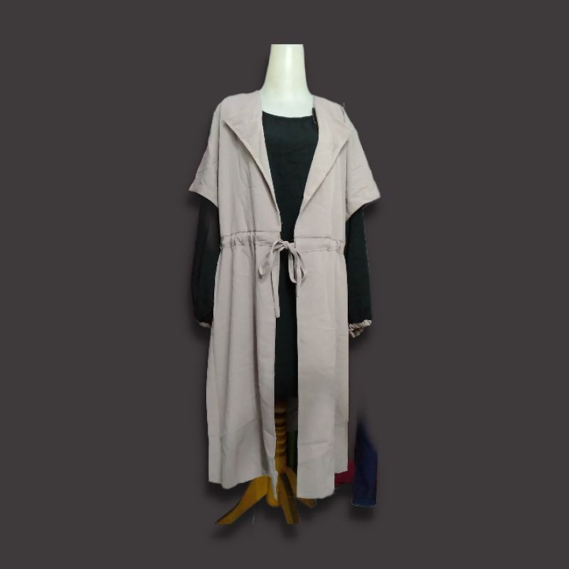 Tunik Dress long outer kekinian