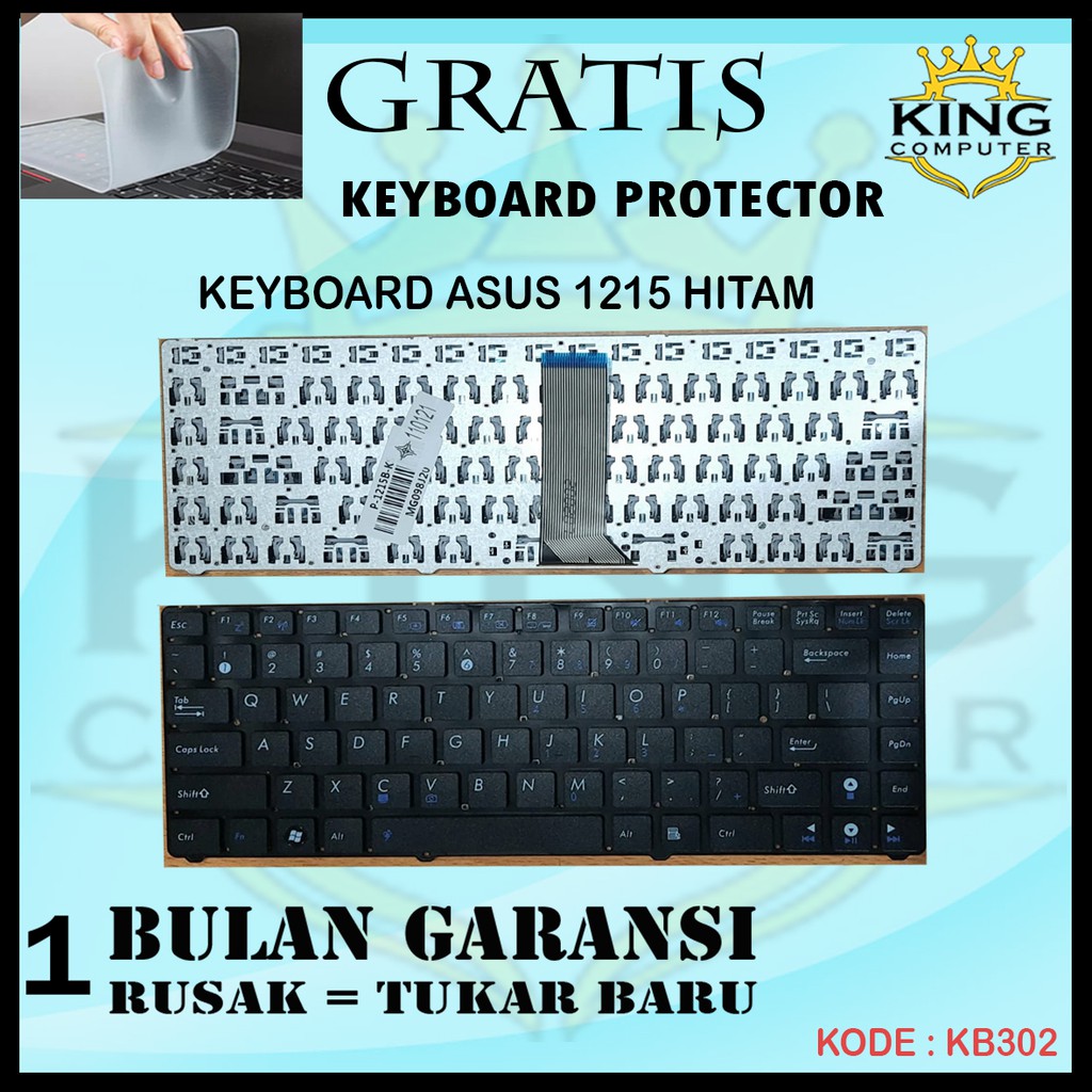 KEYBOARD ASUS 1215 HITAM