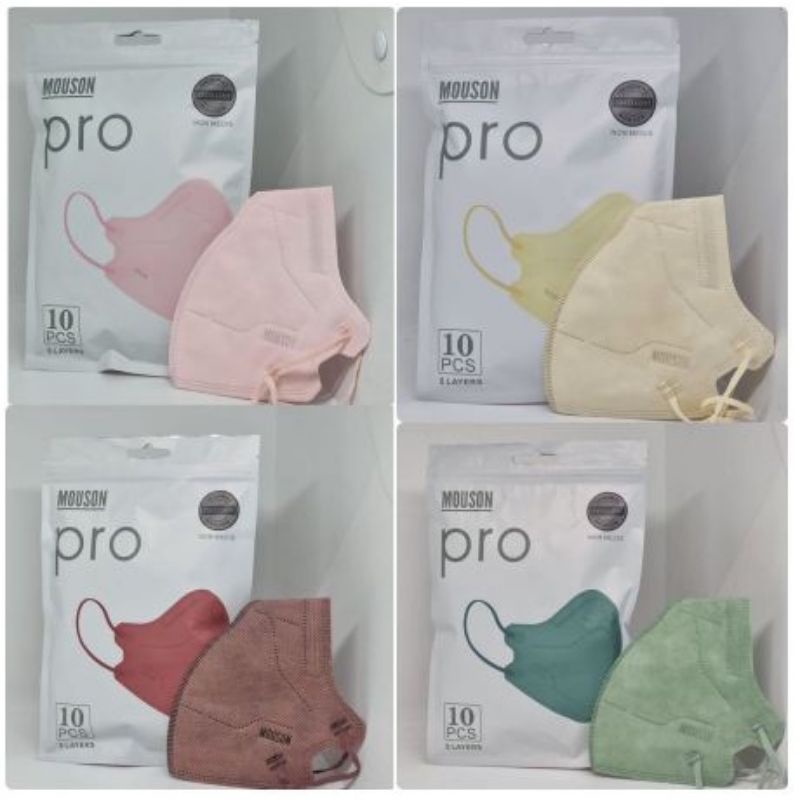 MASKER KN95 PRO MOUSON 5PLY MIRIP POKANA ISI 10PCS 1 PACK