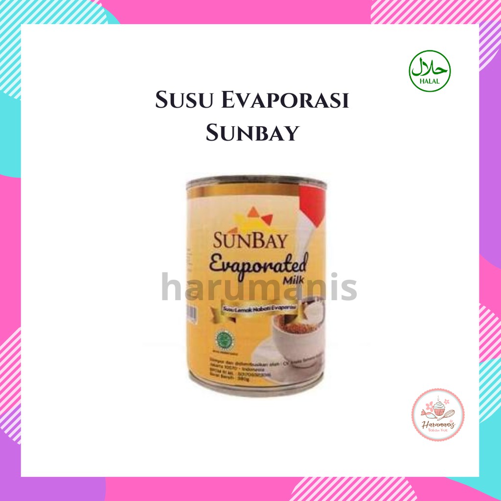 

Sunbay Evaporated Susu Evaporasi 380gr