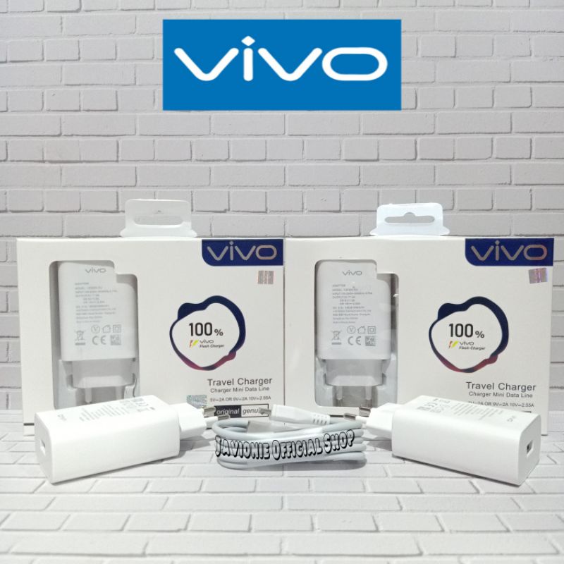 Charger Casan Cas VIVO V9 V11i V11 V15 PRO 18 Watt Original 100% Fast Charging MICRO USB