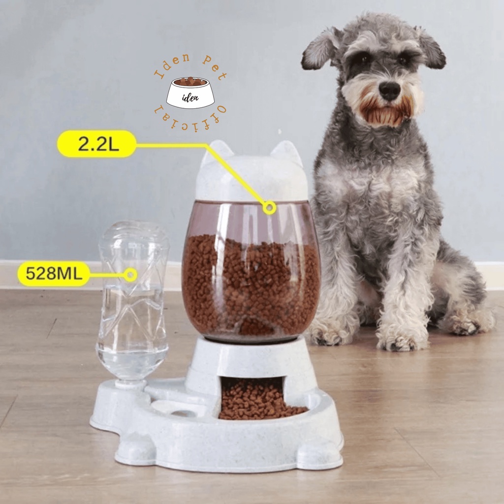 Tempat Makan Minum Hewan Anjing Otomatis Dispenser Makanan Kucing Dog Cat Feeder Automatic