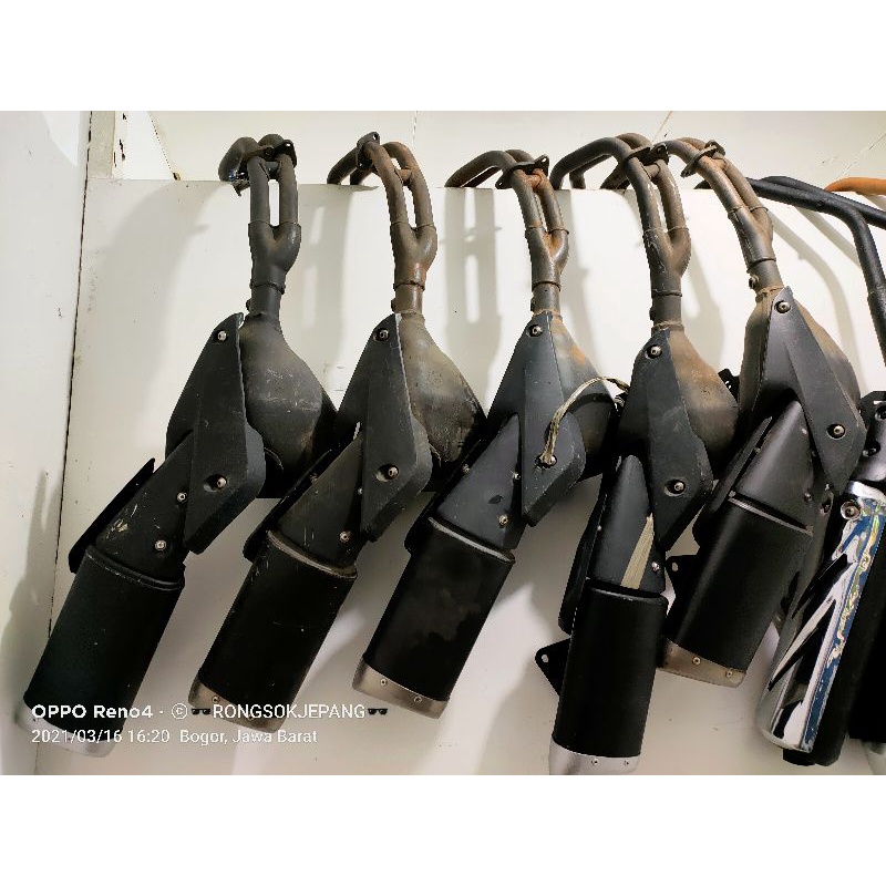 knalpot r25 mt25 original fullsitem