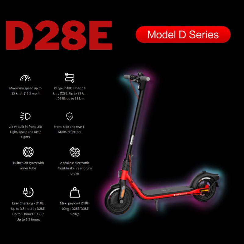 Ninebot Kickscooter D28E Electric Scooter