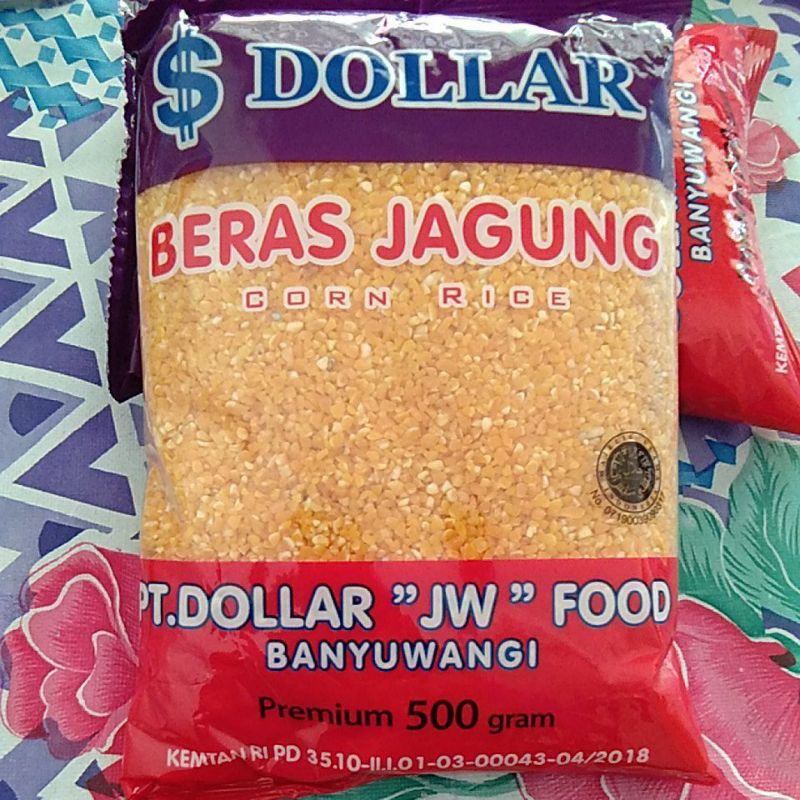 

Beras Jagung Dollar 500 gram Like that