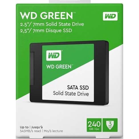 Promo Spesial WD SSD 240 GB GREEN 240GB SATA WDS240G2G0A 3 TAHUN 3D NAND Murah