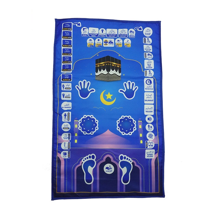 Smart Sajadah 7 Bahasa My Salah Mat Educational Prayer Mat Edukasi 0785