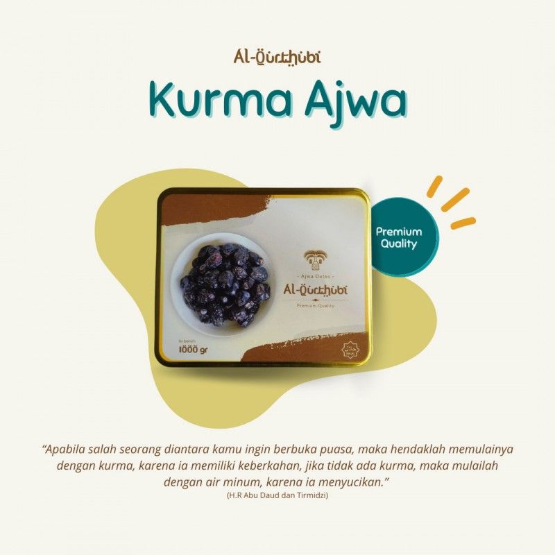 

SALE Al Qurthubi Qurma Kurma Ajwa Premium 1000gr