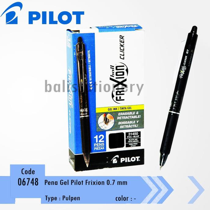

Silahkan Order] Pena Gel Pilot Frixion 0.7 Mm