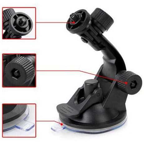 Car Windshield Suction Mount for GoPro &amp; Xiaomi Yi