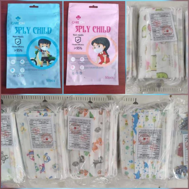 masker anak isi 50 pcs