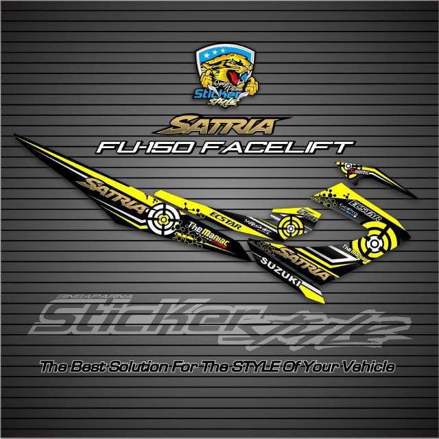 Striping Variasi Sticker Lis Suzuki Satria Fu 150 Facelift Grafis