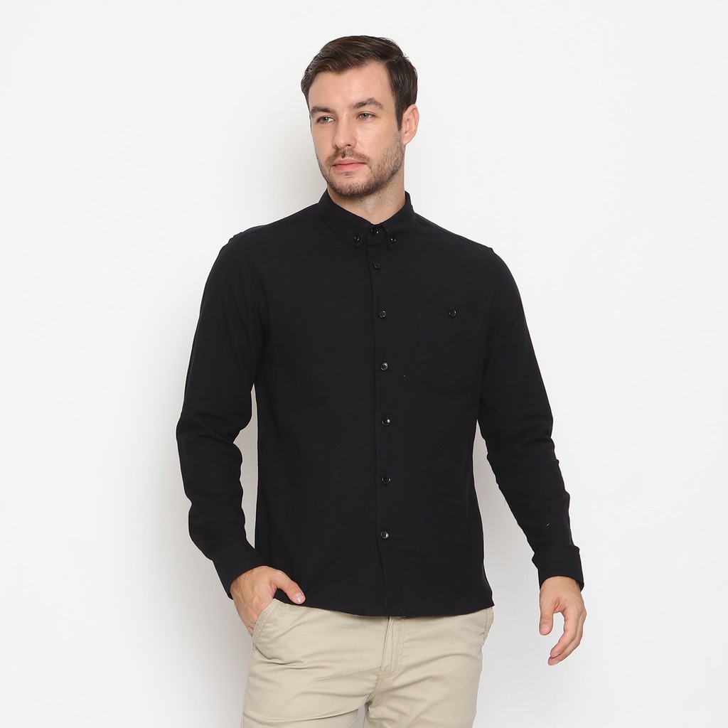 

17Seven Original Kemeja Polos Pria Lengan Panjang 0145-THEBLUES