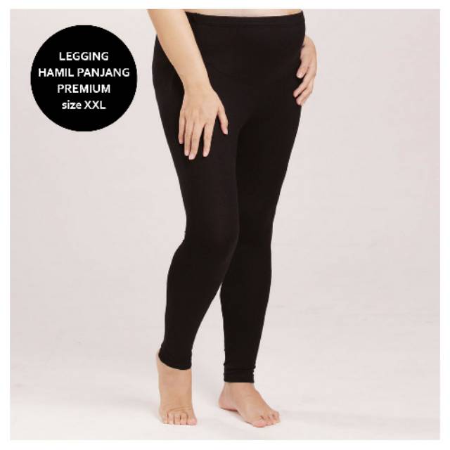 HUG Celana Legging Hamil Panjang Spandex Premium Plus size