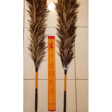 KEMOCENG SUPER BULU AYAM ASLI JUMBO 90 CM