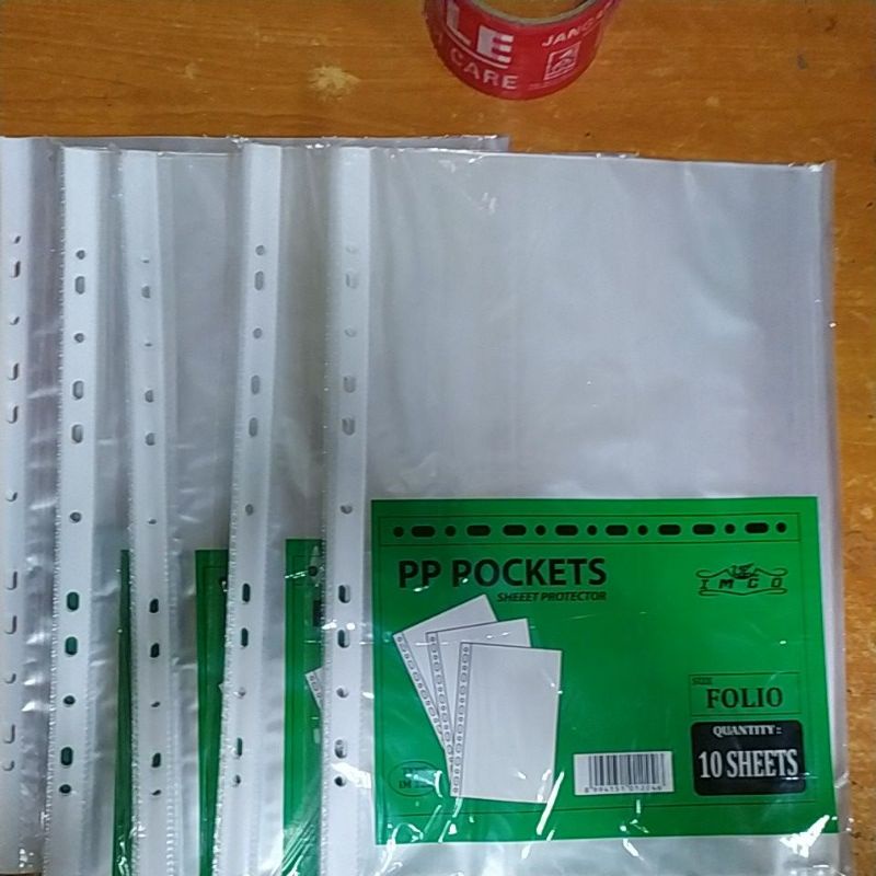 

PP Pocket /sheet protector Folio merk IMCO