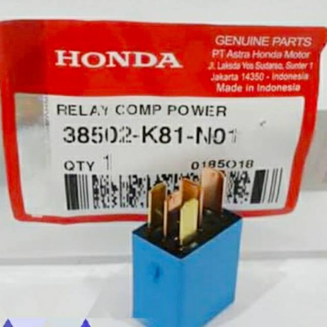 Relay Comp Power Rilei Pengisian Kaki 5 Beat eSP Scoopy eSP ORI AHM 38502K81N01