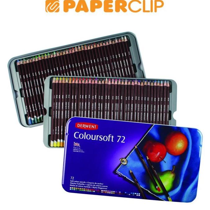 

PENSIL WARNA DERWENT SET COLOURSOFT 72 COLOR 0701029DW ---READY---
