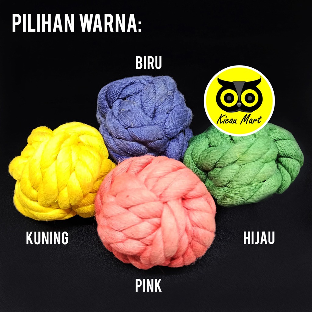 GIGITAN ANJING MAINAN ANJING TULANG  MAINAN KUNYAH GIGITAN KUCING BOLA WOLL GUMPAL DOG PET TOY BLAJG