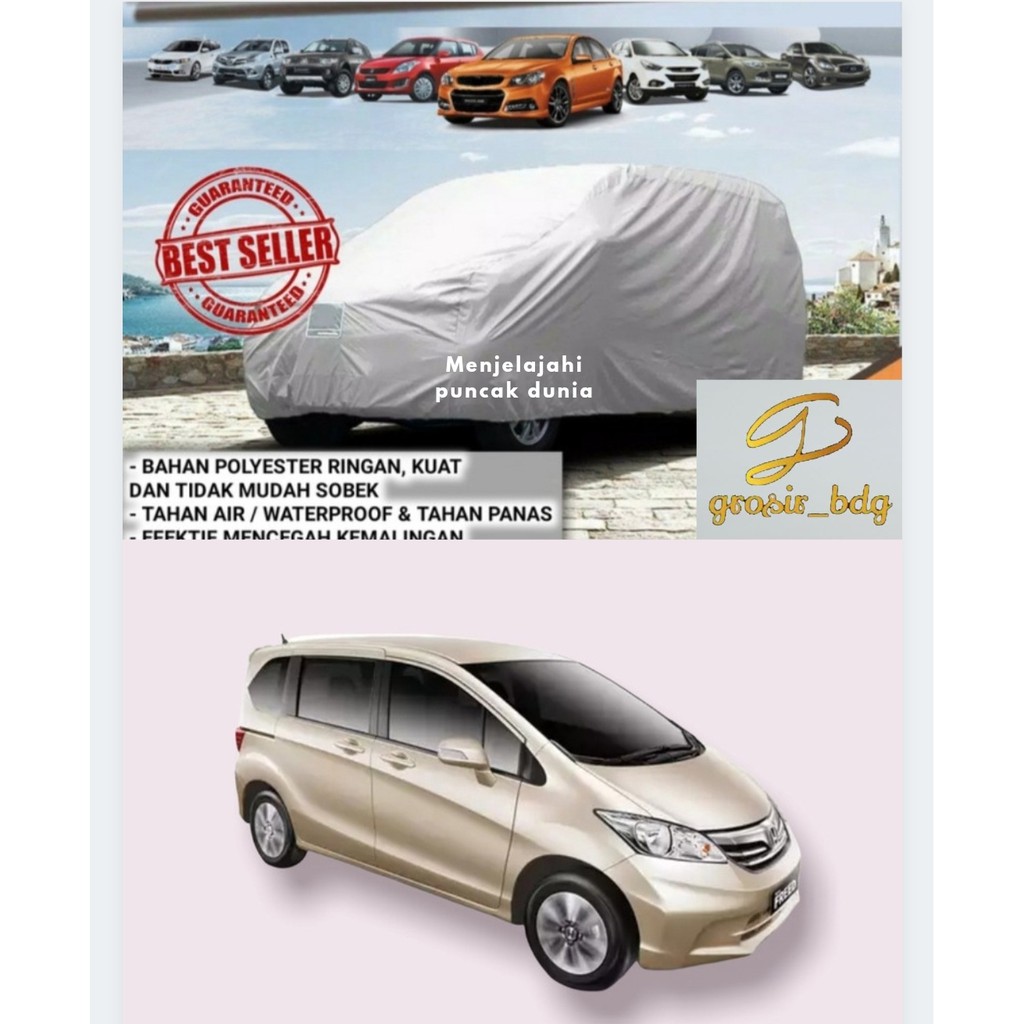 SELIMUT COVER MOBIL HONDA FREED SILVER POLOS SARUNG MOBIL FREED