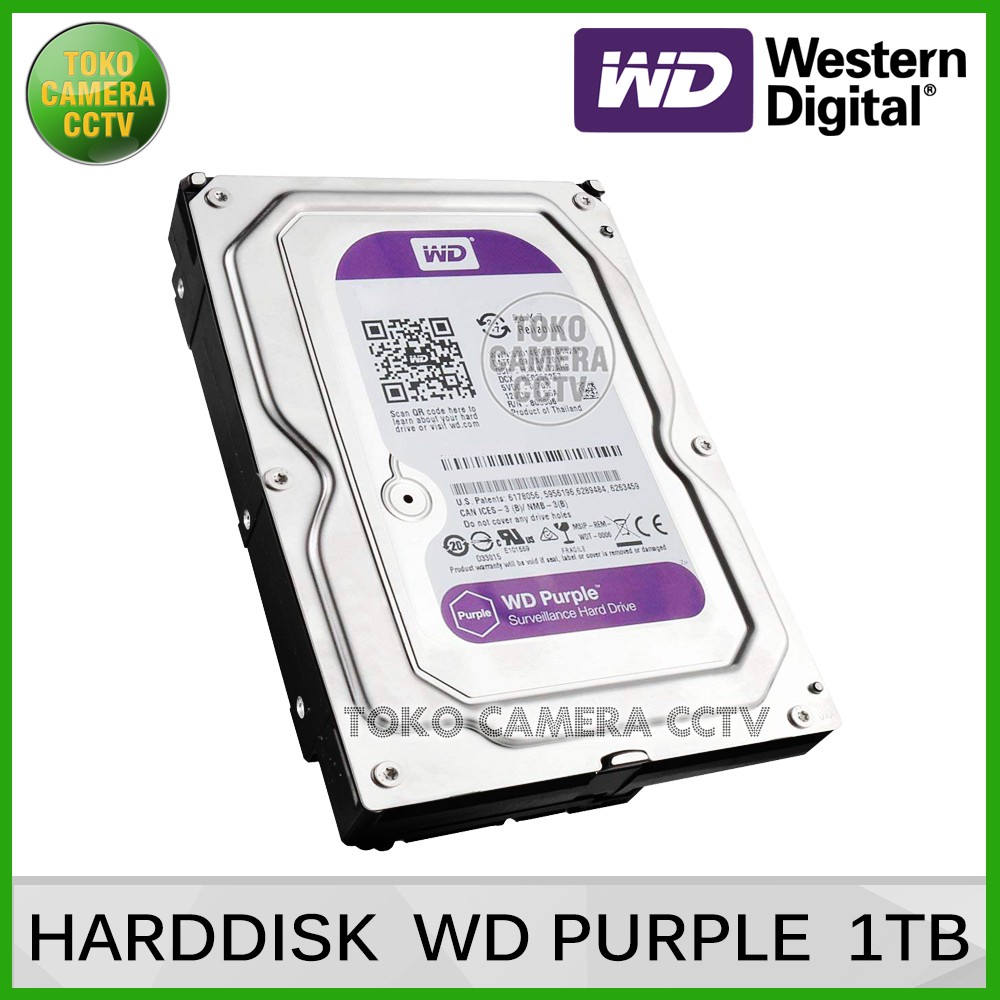 HDD WD PURPLE 1TB / Harddisk WD PURPLE 1 Terra