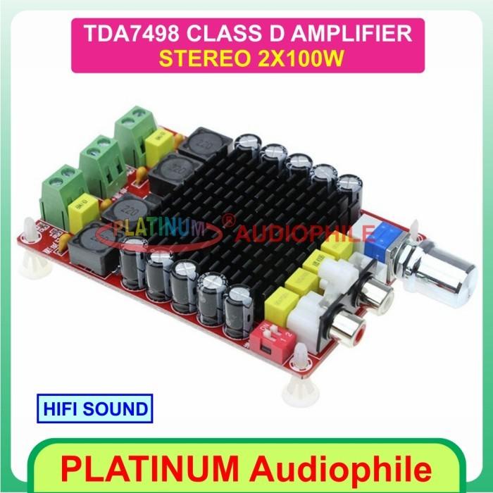 TDA7498 Amplifier Class D 2x100W TDA7498E Class D Amplifier stereo