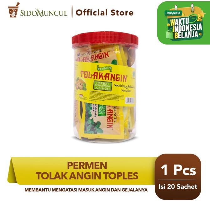 

Sido Muncul Permen Tolak Angin Toples 20's - Masuk Angin PROMO Kode 1155