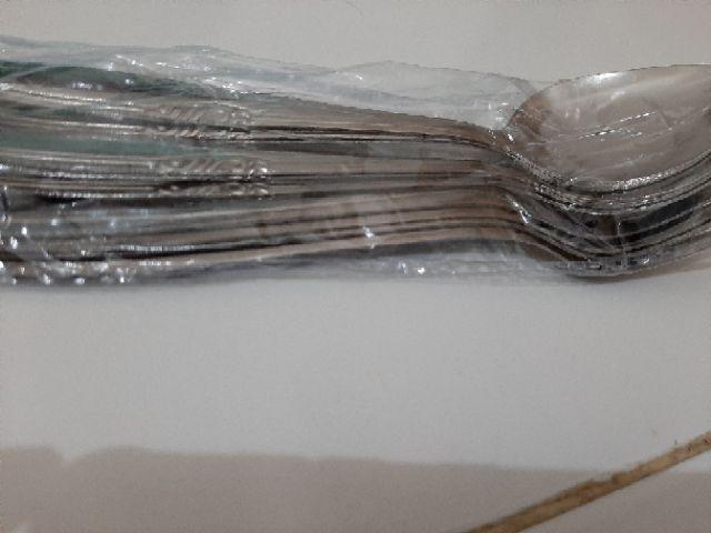 12 Pcs Sendok Makan Motif Stainless Steel Lusinan