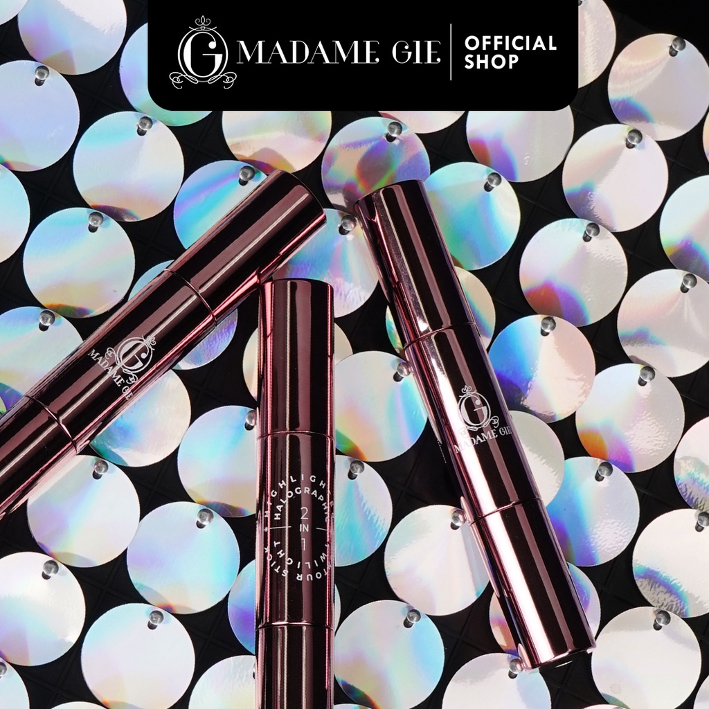 Madame Gie Halographic 2-in-1 Contour stick and Hightlighter - Madame gie starlight and moonlight twilight BPOM