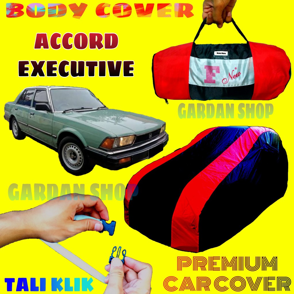 Body Cover ACCORD EXECUTIVE Sarung MERAH Penutup Pelindung Bodi Mobil Accord Lama PREMIUM Cover