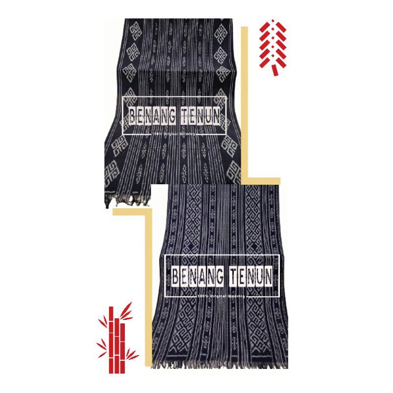 Tenun Ikat Etnik Tradisional Asli Jepara | 100% Kain tenun Ikat Asli