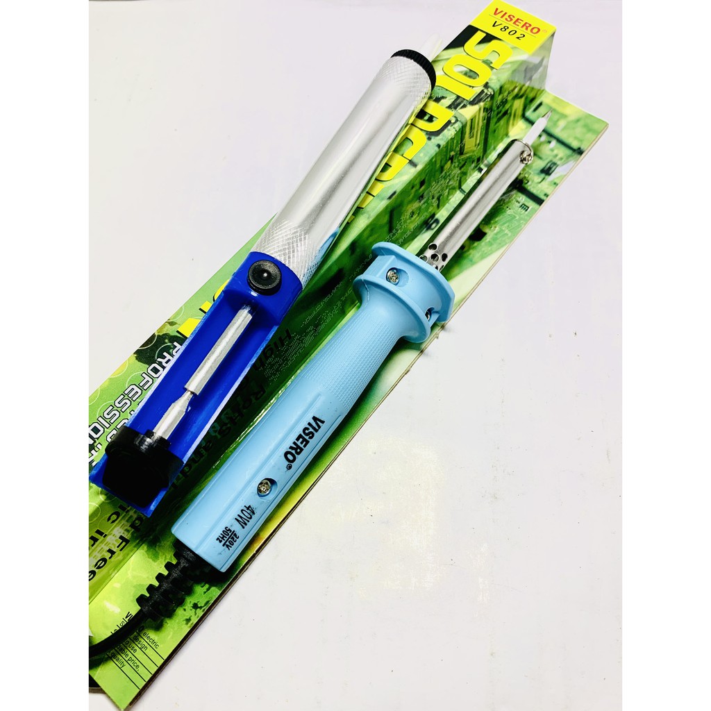 Paket 2pcs Solder 40 Watt + Alat Sedot Timah Penyedot Timah Solder Timah 40watt bukan Tekiro Listrik