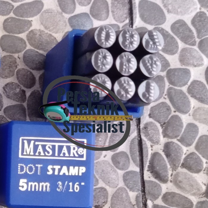 

ST | MASTAR (Angka ketok) bintik 5 mm 3/16" DOT STAMP