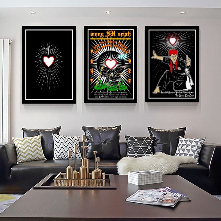 Hiasan dinding premium SH Terate ukuran A3, Lambang PSHT ukuran 47x31, Dekorasi dinding rumah poster