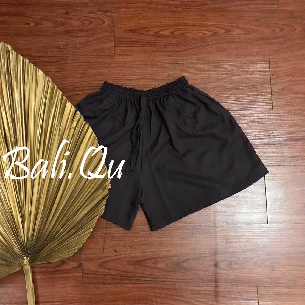 Celana Pendek Bali Polos Part 1-DARK BROWN