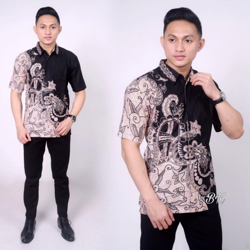 NEW ARRIVAL DISTRO BATIK PRIA BORDIR SOGAN HRB026 BATIKAF NOTOARTO BATIK IPNU-IPNU HEM