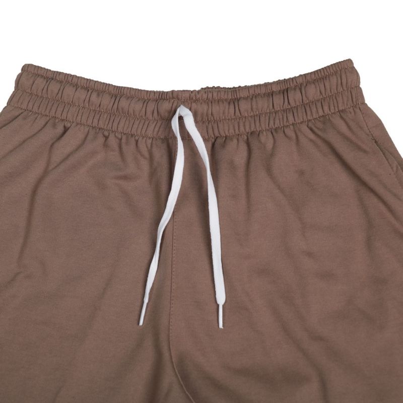 Rifle.co Celana Pendek Pria Wanita Santai Boardshort Boxer Warna Mocca
