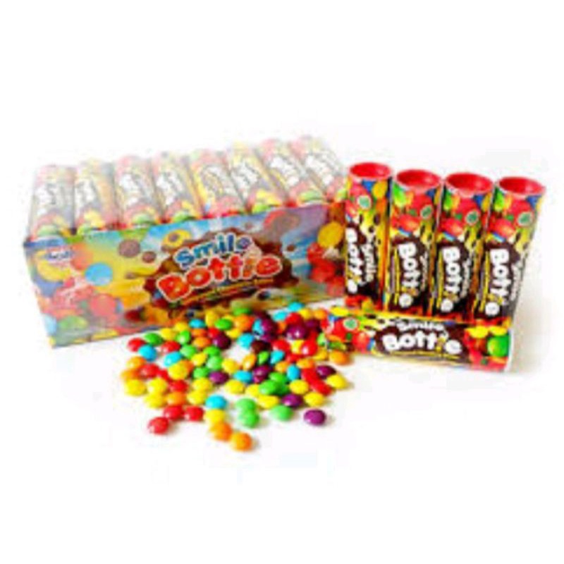 

Coklat Smiling BOTTLE 288g ( 24 pcs @12g)