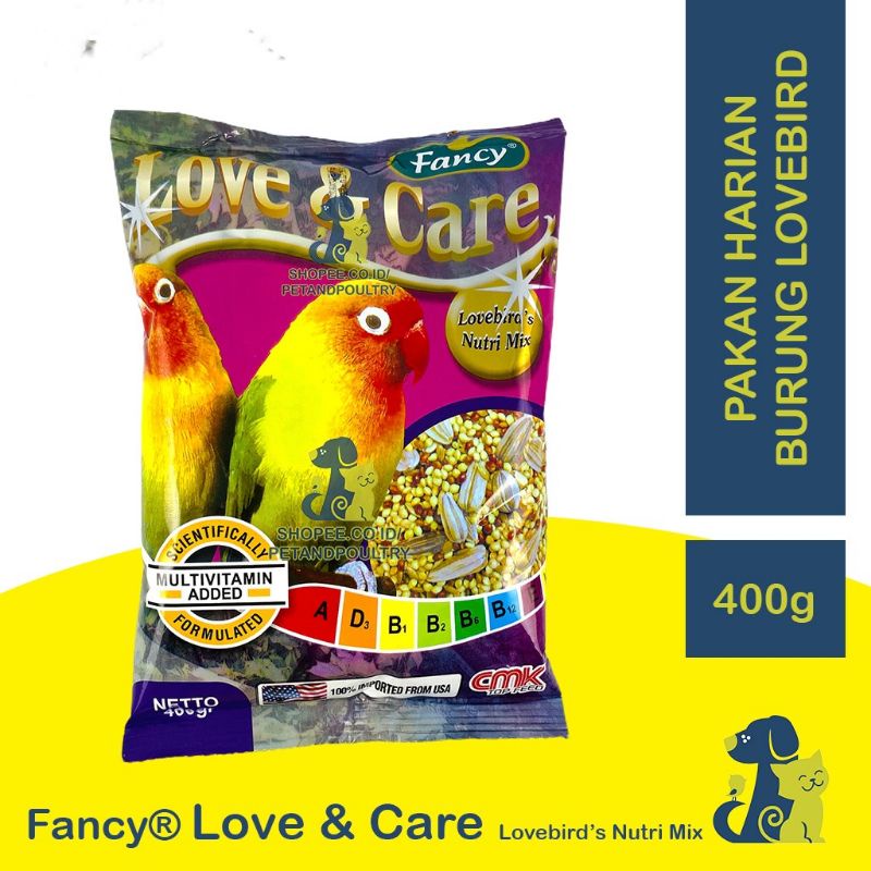 Fancy LOVECARE love & care pakan makanan burung lovebird