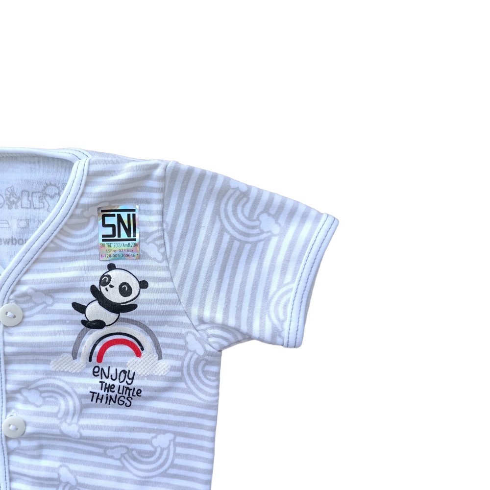 Setelan Pendek Baju Bayi Laki-laki / Perempuan size NEWBORN Bulan MOTIF KARAKTER