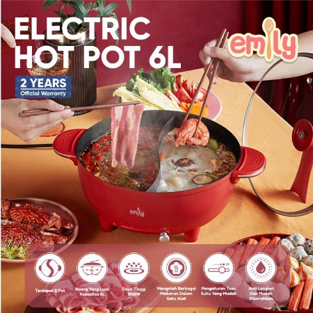 ELEK166 EMILY ELECTRIC HOT POT EHP- 12202 6 LTR