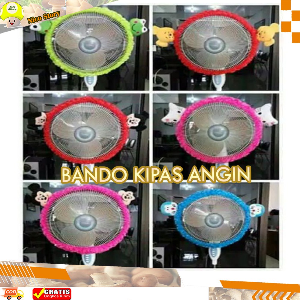 (NCS) GROSIR BANDO KIPAS ANGIN KARAKTER SEDANG -  BESAR 12 - 16 inch